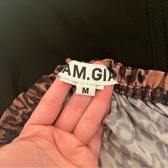 I.AM.GIA Rhia Leopard Cropped Corset Top - Picture 6 of 6